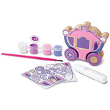 Melissa & Doug Princess Carriage Decorate-Your-Own Kit + Free Scratch Art Mini-Pad Bundle [95198]