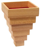 Guidecraft Stacking Rainbow Pyramid Blocks