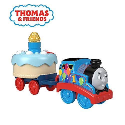 Thomas & Friends Fisher-Price Birthday Wish Thomas, Musical Push-Along Toy Train