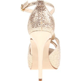 Touch Ups Women's Tiara Sandal,Champagne Glitter,10.5 M US