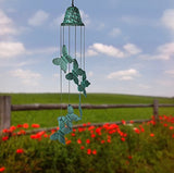 Woodstock Chimes CBC The Original Guaranteed Musically Tuned Chime Habitats-Butterfly, Verdigris