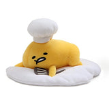 GUND Gudetama “Lazy Chef Egg with Hat and Spatula” Stuffed Animal Plush, 7.5"