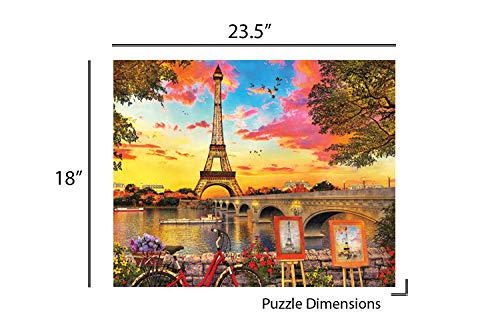 Springbok 350 Piece Jigsaw Puzzle Paris Sunset