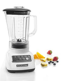 KitchenAid KSB1570WH 5-Speed Blender with 56-Ounce BPA-Free Pitcher - White