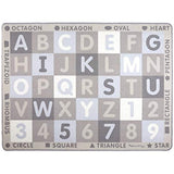 Melissa & Doug Jumbo ABC-123 Rug – Neutral