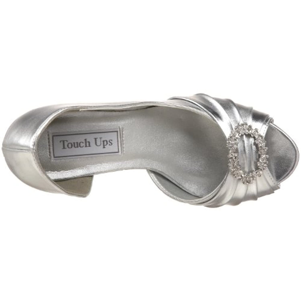 Touch Ups Women's Ivanna Pump,Silver,7.5 M US