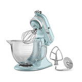 KitchenAid KSM155GBAZ 5-Qt. Artisan Design Series with Glass Bowl - Azure Blue