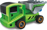 OWI OWI-MSK640 7 in 1 Rechargeable Solar Transformers; Enjoy 5 Different Cars: Solar Car, Concept Car, Bulldozer, Dump Truck and Concept Car