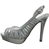 Touch Ups Women's Theresa Silver Metallic D'Orsay 5.5 M