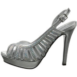 Touch Ups Women's Theresa Silver Metallic D'Orsay 8.5 M