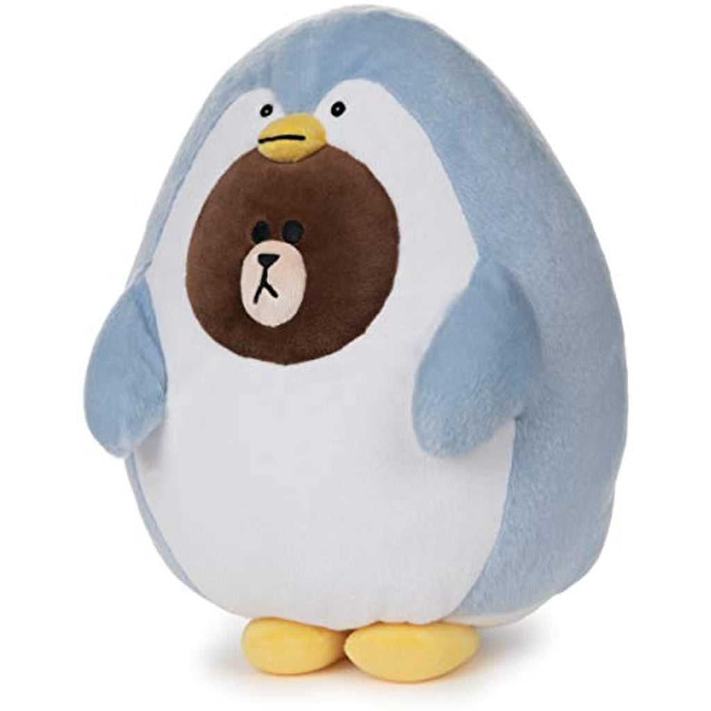 GUND LINE Friends Pengo Brown Penguin Bear Plush Stuffed Animal, 12"