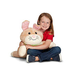 Melissa & Doug Cuddle Bunny Jumbo Plush Stuffed Animal with Activity Card
