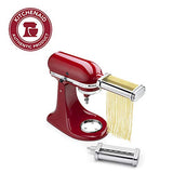 KitchenAid KSMPCA Pasta Cutter Attachment Set, One Size, Silver