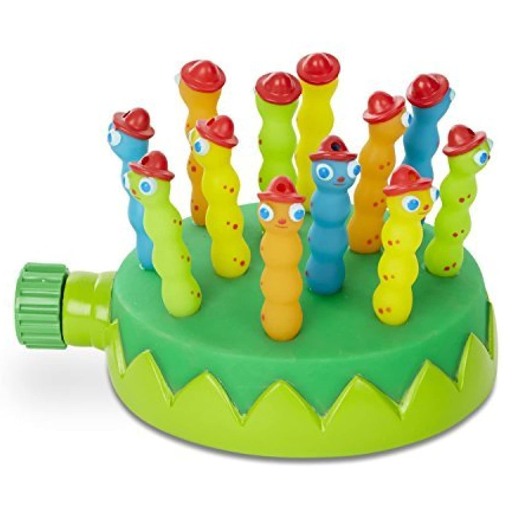 Melissa & Doug Splash Patrol Sprinkler: Sunny Patch Outdoor Play Series + Free Scratch Art Mini-Pad Bundle [67140]