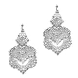 Top Selling Wedding or Prom Filigree Statement Earrings