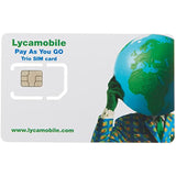 Lycamobile Triple Punch Standard, Micro and Nano All in One SIM Card