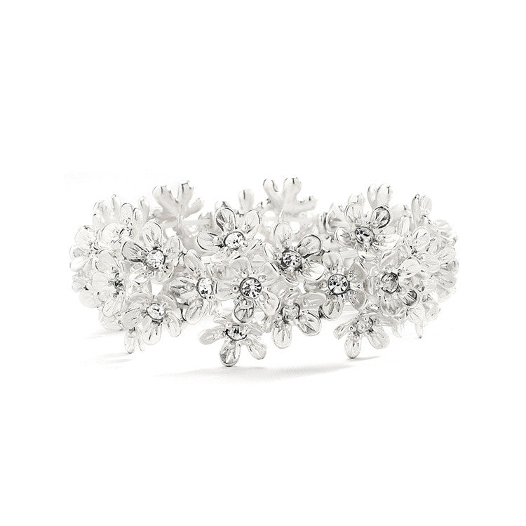 Flower Prom or Bridesmaids Bracelets