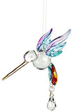 Woodstock Chimes CHRAI Makers Crystal Suncatchers Fantasy Glass Hummingbird, Summer Rainbow