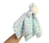 ebba Gigi Giraffe Blankee Plush, Blue