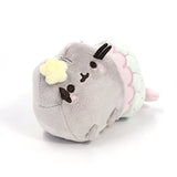 GUND Pusheen Mermaid Star Cat Plush Stuffed Animal Backpack Clip, Multicolor, 4.5"