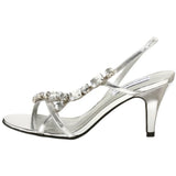 Dyeables Women's Cheryl Sandal,Silver,5.5 M