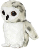 Aurora Mini Flopsie 6" Snowy Owl,White
