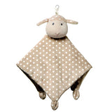 GUND Baby Roly Polys Lamb Lovey Blanket Stuffed Animal Plush Toy, Taupe, 14