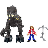Fisher-Price Imaginext Jurassic World Indoraptor Dinosaur & Maisie Figure