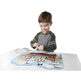 Melissa & Doug Puffy Sticker Play Set 3-Pack (Pirates, Vehicles, Safari)