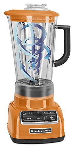 KitchenAid KSB1575TG 5-Speed Diamond Blender with 60-Ounce BPA-Free Pitcher - Tangerine