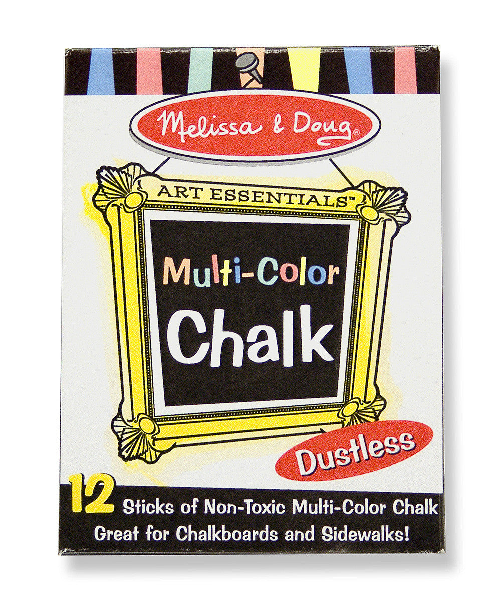 Melissa & Doug Multi-Colored Chalk (12 pc) 4130