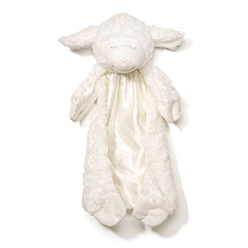 Baby GUND Winky Lamb Huggybuddy Stuffed Animal Plush Blanket, White