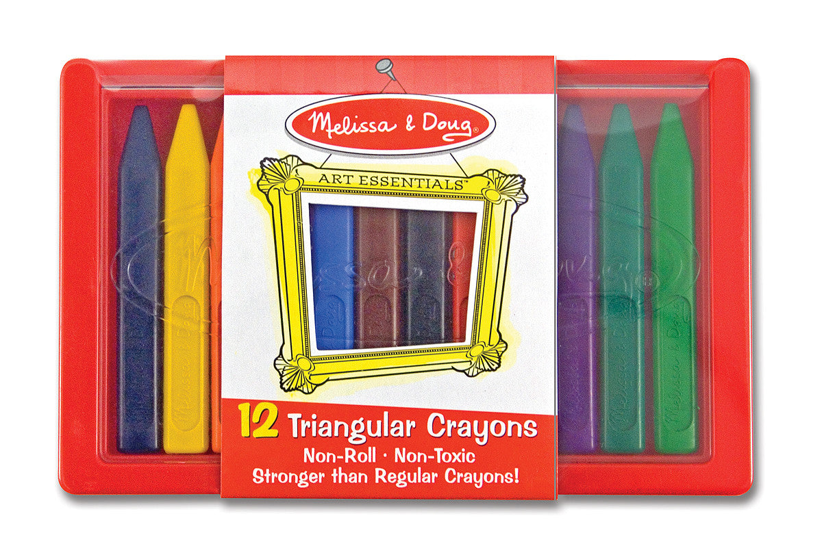 Melissa & Doug Triangular Crayon Set (12 pc) 4135