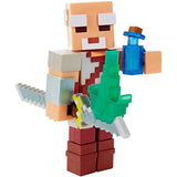 Minecraft Pake 3.25-in Collectible Battle Figure and Accessories, Based on Video Game, Imaginative Story Play Gift for Boys and Girls Age 6 and Older