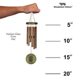 Woodstock Habitats Wind Chime, Green, Owl