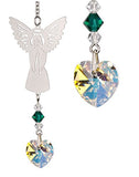 Woodstock Chimes BAMY Rainbow Makers Crystal Suncatcher, Birthstone Angel - May