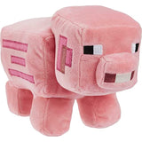 Minecraft Basic 8" Plush Character Soft Doll - Pig