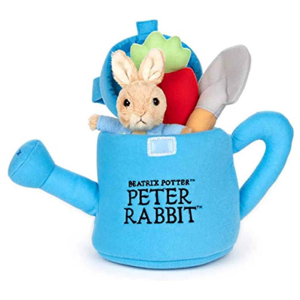 GUND Beatrix Potter Peter Rabbit Easter Basket Plush Playset, 5 Pieces, 6"