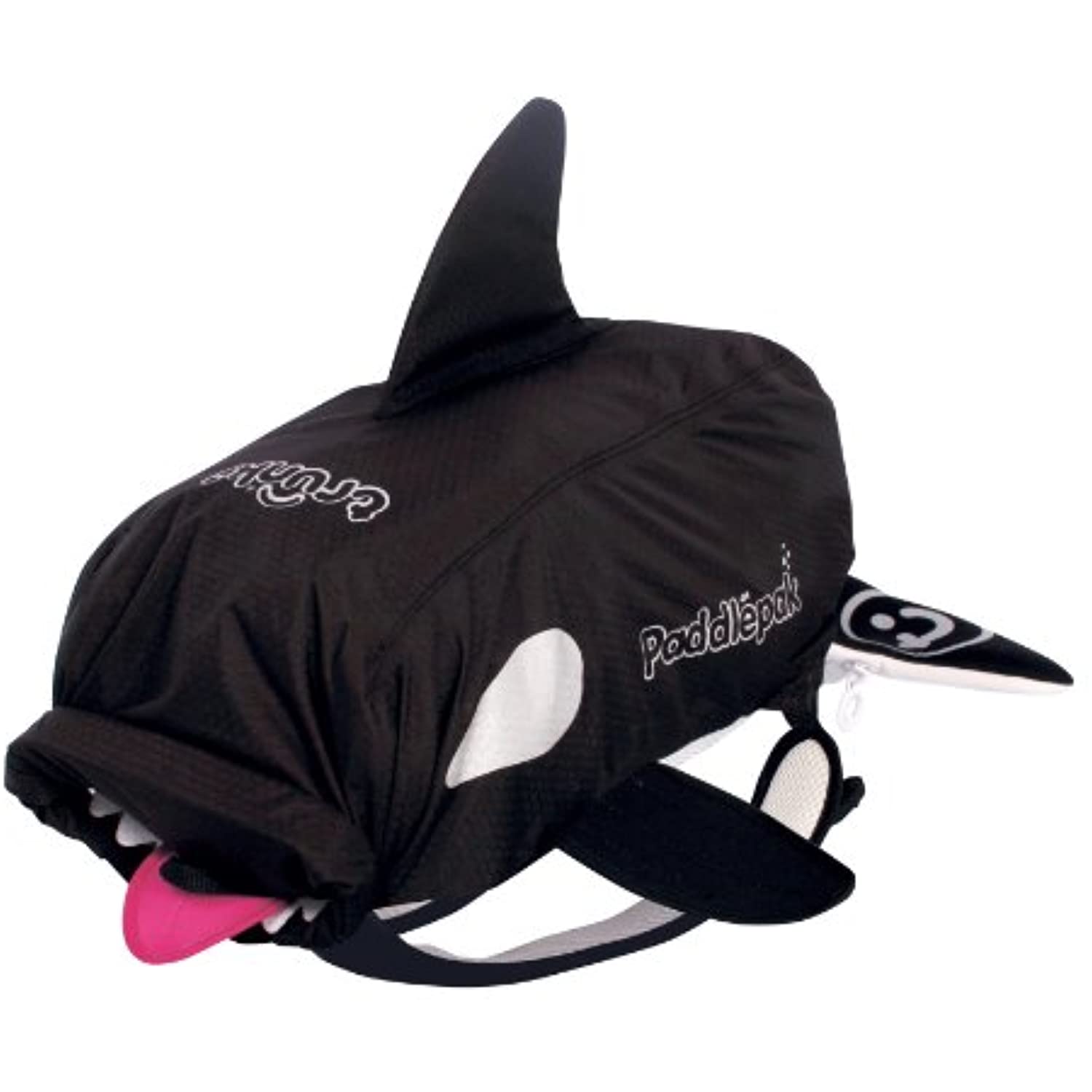 Trunki Kid’s Waterproof Swim & Gym Bag – PaddlePak Kaito the Whale (Black)