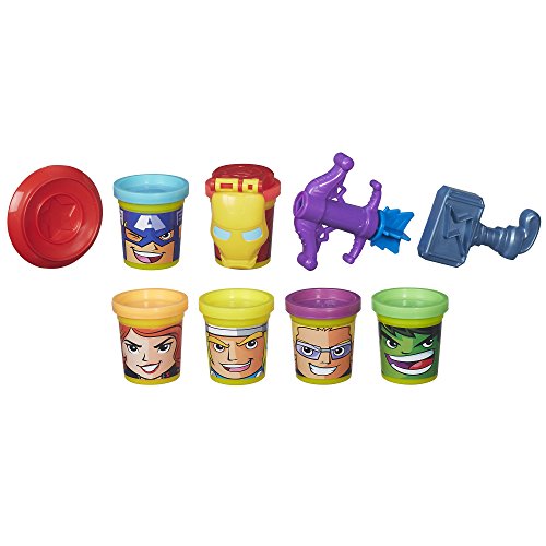 Play-Doh Marvel Heroes Assemble with Can-Heads