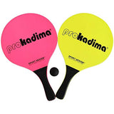 Pro Kadima Beach Paddles (Neon Pink/Yellow)