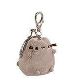 GUND Pusheen Cat Plush Stuffed Animal Mini Coin Purse, Gray, 3"
