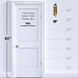 Woodstock Chimes CBASS The Original Guaranteed Musically Tuned Chime Asli Arts Collection, Medium, Half Coconut Bamboo - Bass