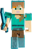Minecraft Alex In Diamond Armor Figure