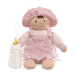 GUND My First Dolly Stuffed Brunette Doll Plush, 13"
