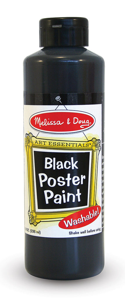 Melissa & Doug Black Poster Paint (8 oz) 4143