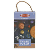 Melissa & Doug Natural Play Cardboard Jigsaw Floor Puzzle: Outer Space (100 Pieces)