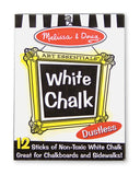 Melissa & Doug White Chalk (12 pc) 4147