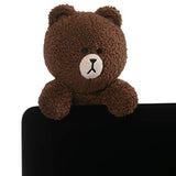 GUND LINE Friends Brown Dangler Hanging Plush Stuffed Animal Bear, Brown, 6"