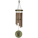 Woodstock Habitats Wind Chime, Green, Owl